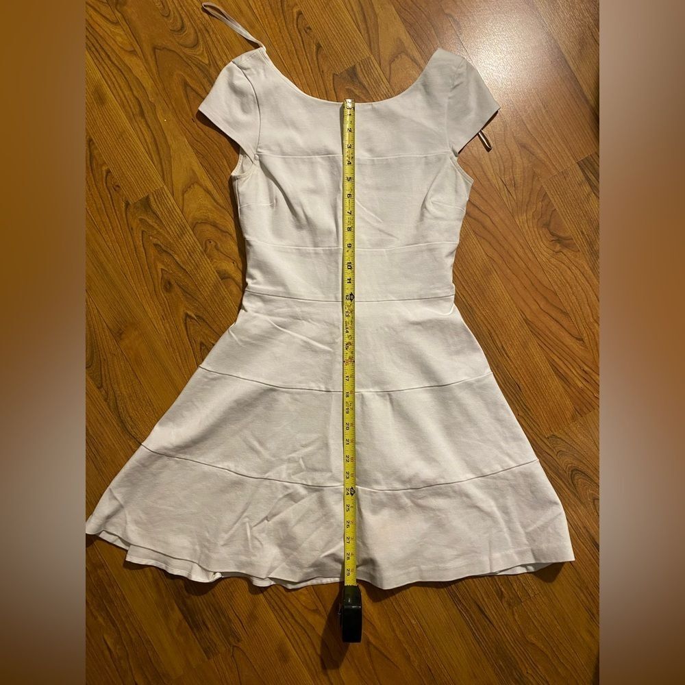 Banana Republic White Tier Dress sz 4